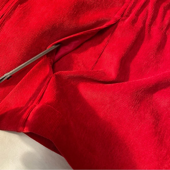 Christopher & Banks Women’s Lightweight Corduroy Jacket Zip Up Sz XL Colour Red - Picture 14 of 17